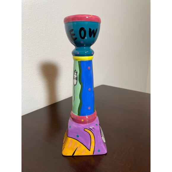 Karen Gelff Happy Dog & Cat for Chaleur Candle Stick - Picture 2 of 7